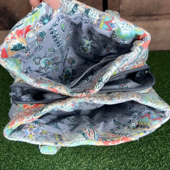 Vera Bradley Crossbody Bag Floral Quilted Lightweight Travel Purse - Picture 8 of 12